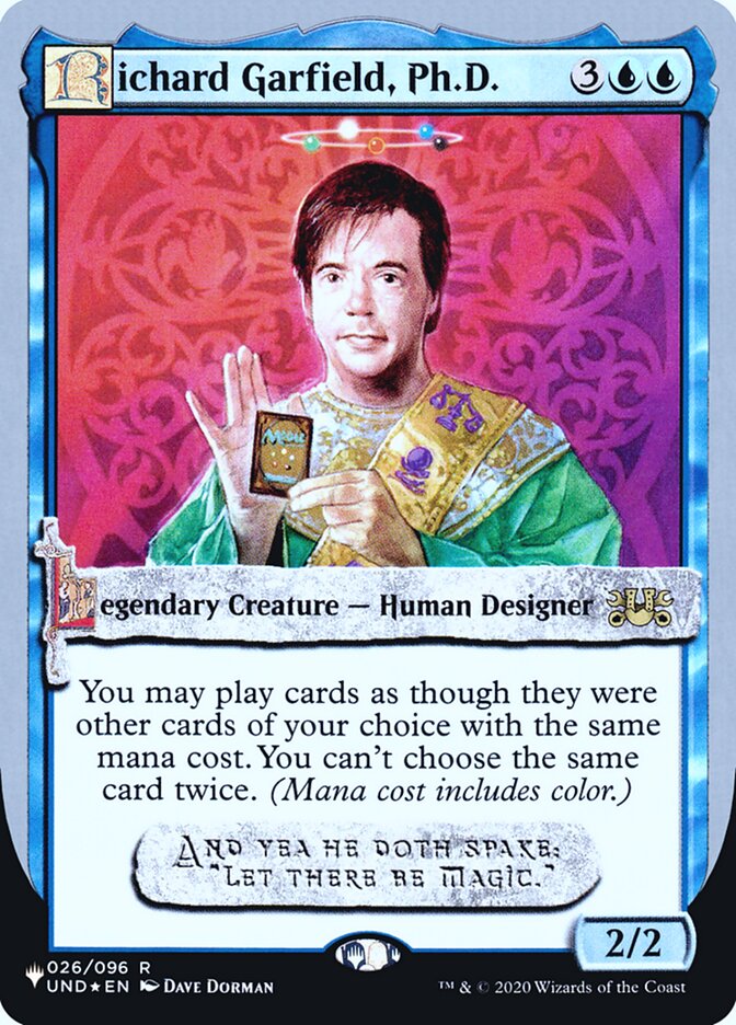 Richard Garfield, Ph.D. (Unfinity Foil Edition) [The List] | Lots Moore NSW