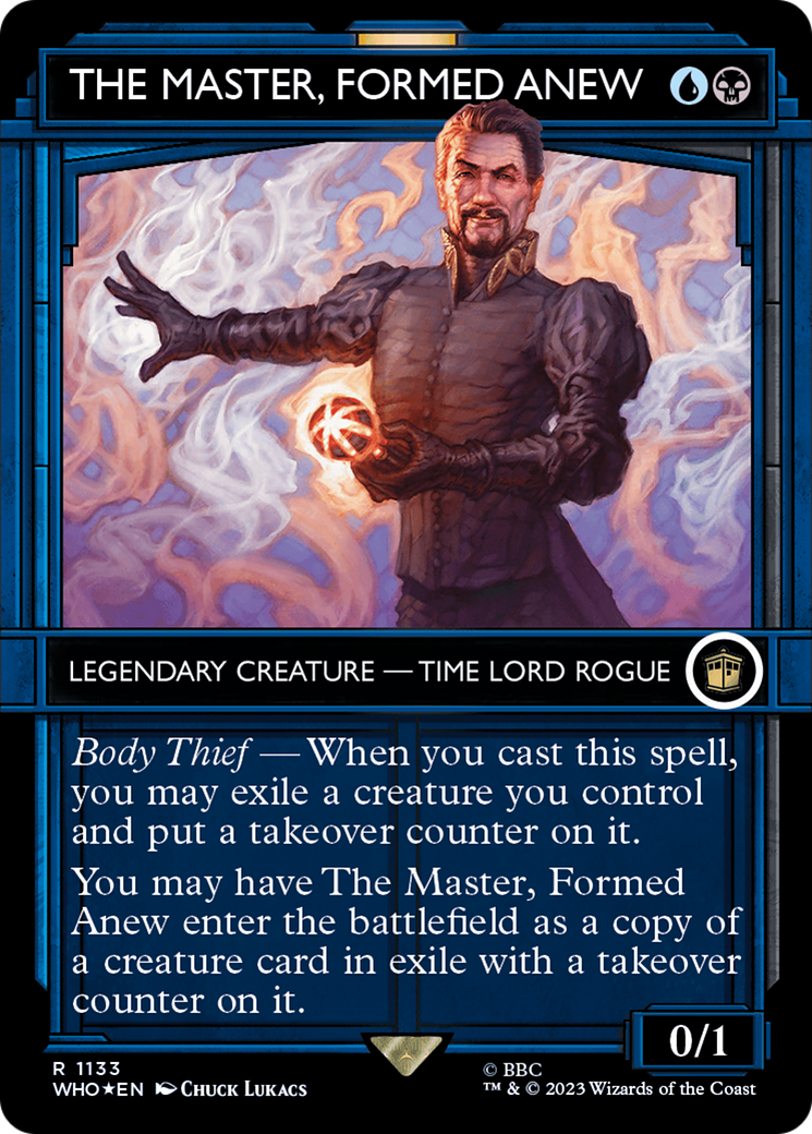 The Master, Formed Anew (Showcase) (Surge Foil) [Doctor Who] | Lots Moore NSW