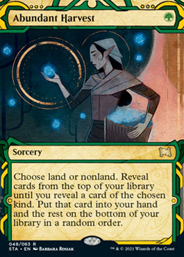 Abundant Harvest (Foil Etched) [Strixhaven: School of Mages Mystical Archive] | Lots Moore NSW