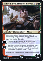 Minsc & Boo, Timeless Heroes (Promo Pack) [The Lost Caverns of Ixalan Promos] | Lots Moore NSW