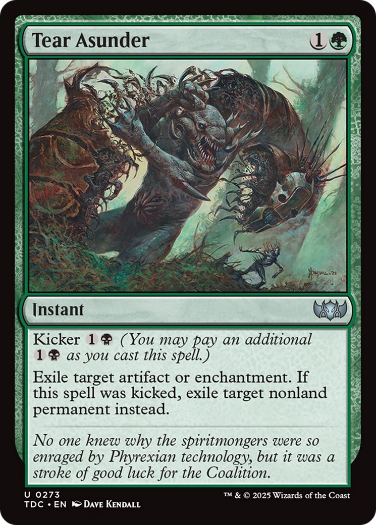 Tear Asunder [Tarkir: Dragonstorm Commander] | Lots Moore NSW