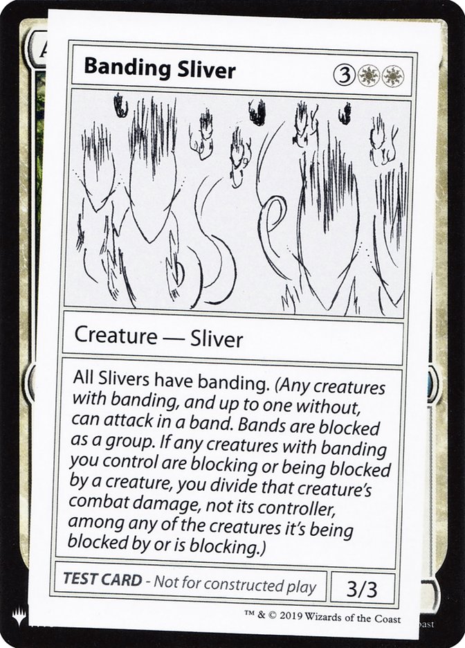 Banding Sliver [Mystery Booster Playtest Cards] | Lots Moore NSW