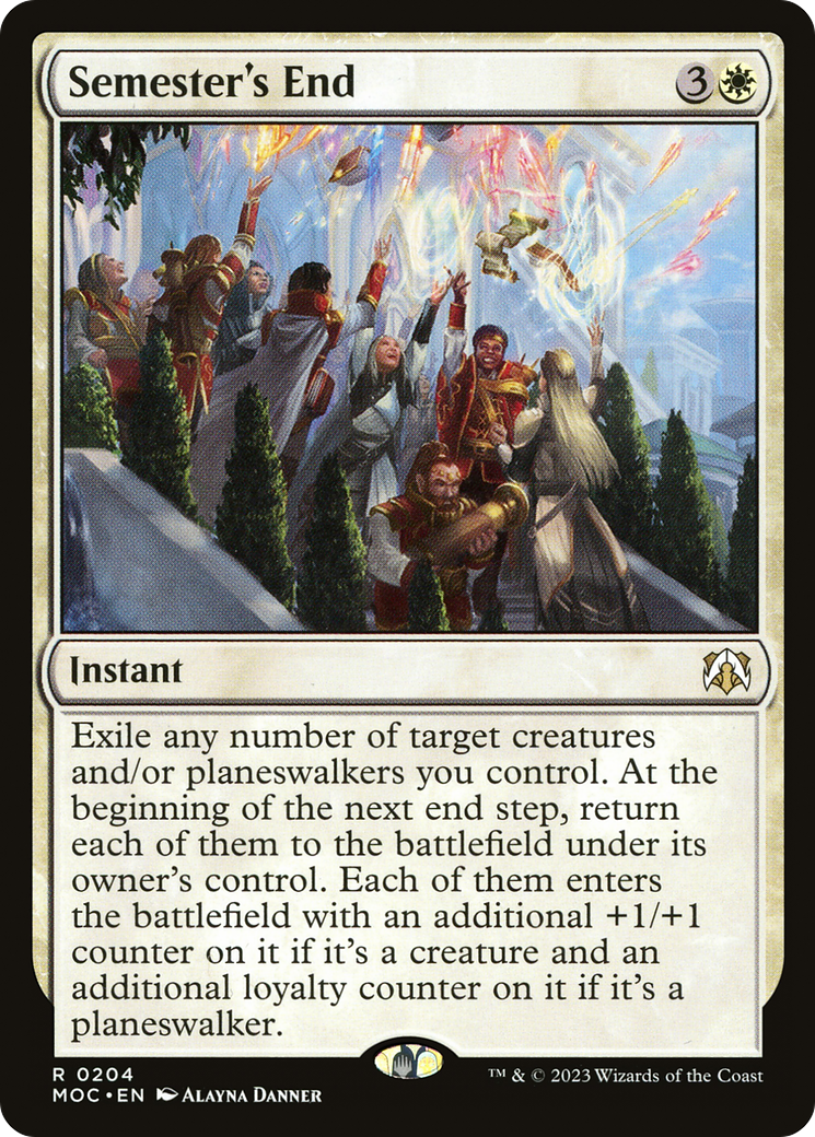 Semester's End [March of the Machine Commander] | Lots Moore NSW