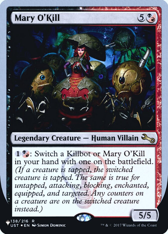 Mary O'Kill (Unfinity Foil Edition) [The List] | Lots Moore NSW