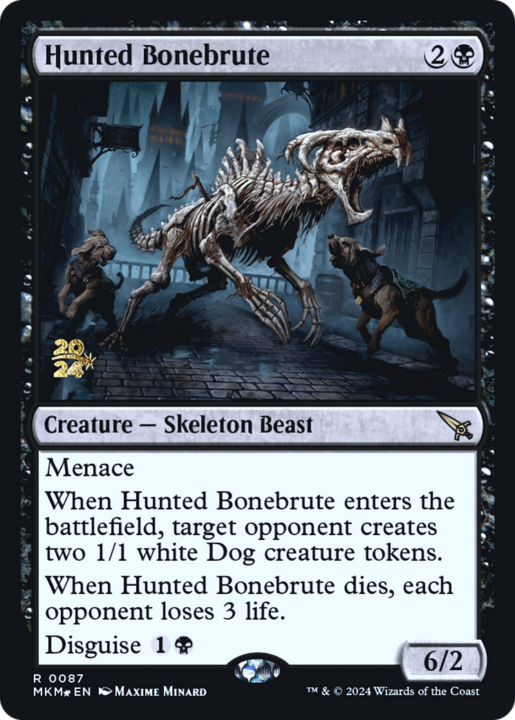 Hunted Bonebrute [Murders at Karlov Manor Prerelease Promos] | Lots Moore NSW