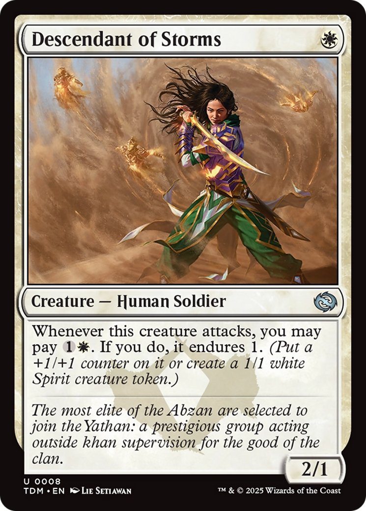 Descendant of Storms [Tarkir: Dragonstorm] | Lots Moore NSW
