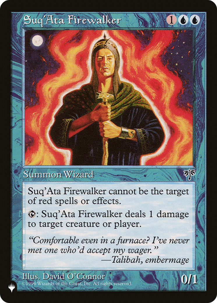 Suq'Ata Firewalker [The List] | Lots Moore NSW