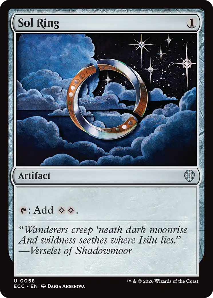 Sol Ring (0058) [Lorwyn Eclipsed Commander] | Lots Moore NSW