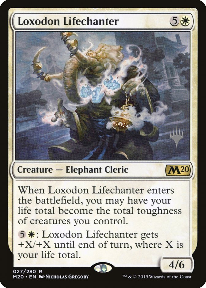 Loxodon Lifechanter (Promo Pack) [Core Set 2020 Promos] | Lots Moore NSW