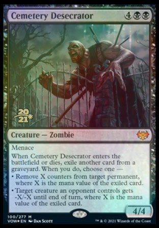 Cemetery Desecrator [Innistrad: Crimson Vow Prerelease Promos] | Lots Moore NSW