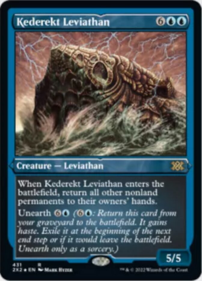 Kederekt Leviathan (Foil Etched) [Double Masters 2022] | Lots Moore NSW