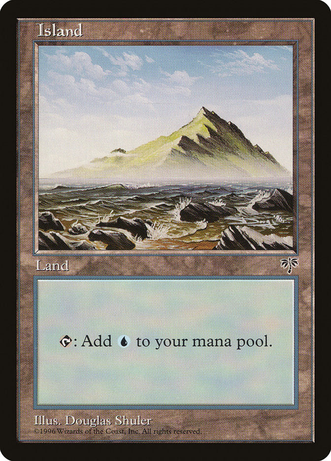 Island (No Tree / Blue Sky / Peak on Right) [Mirage] | Lots Moore NSW
