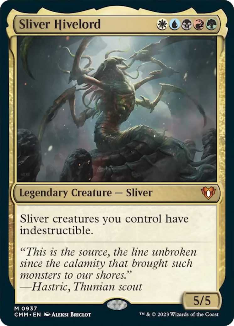 Sliver Hivelord [Commander Masters] | Lots Moore NSW