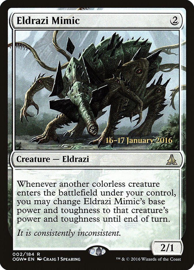 Eldrazi Mimic [Oath of the Gatewatch Prerelease Promos] | Lots Moore NSW