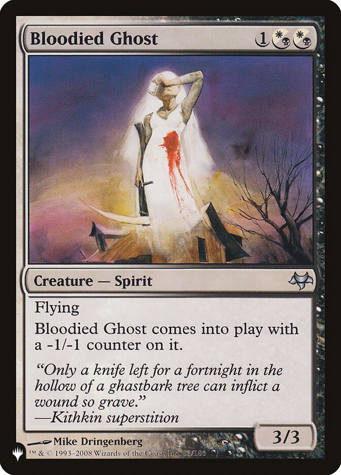 Bloodied Ghost [The List] | Lots Moore NSW