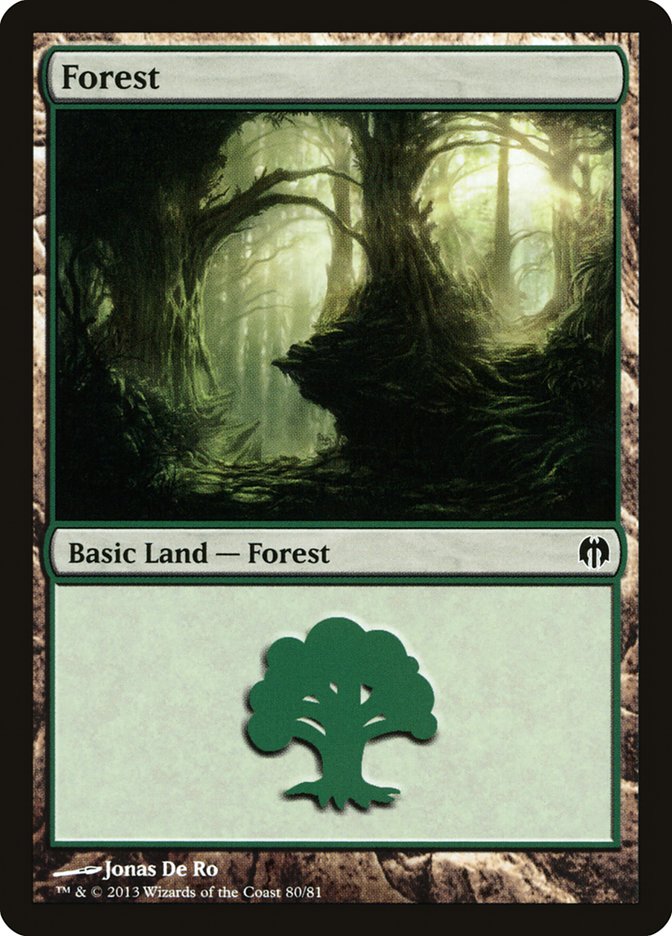 Forest (80) [Duel Decks: Heroes vs. Monsters] | Lots Moore NSW