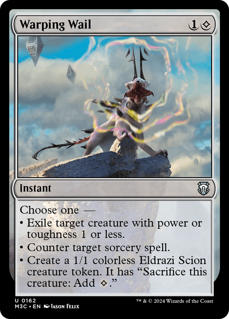 Warping Wail (Ripple Foil) [Modern Horizons 3 Commander] | Lots Moore NSW