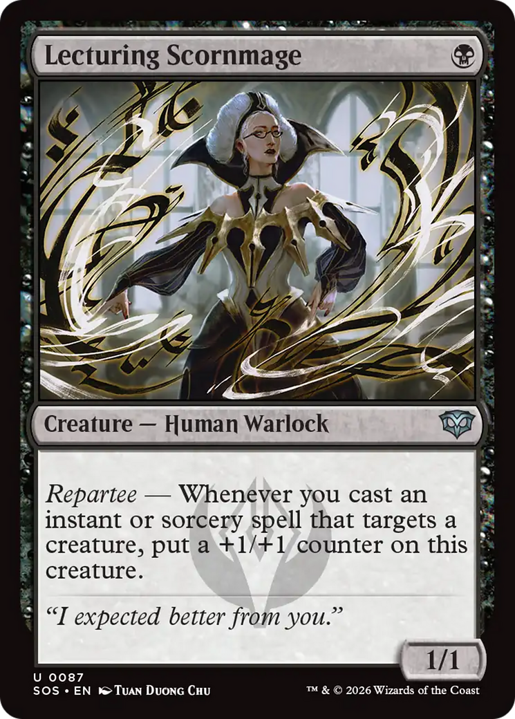 Lecturing Scornmage [Secrets of Strixhaven] | Lots Moore NSW
