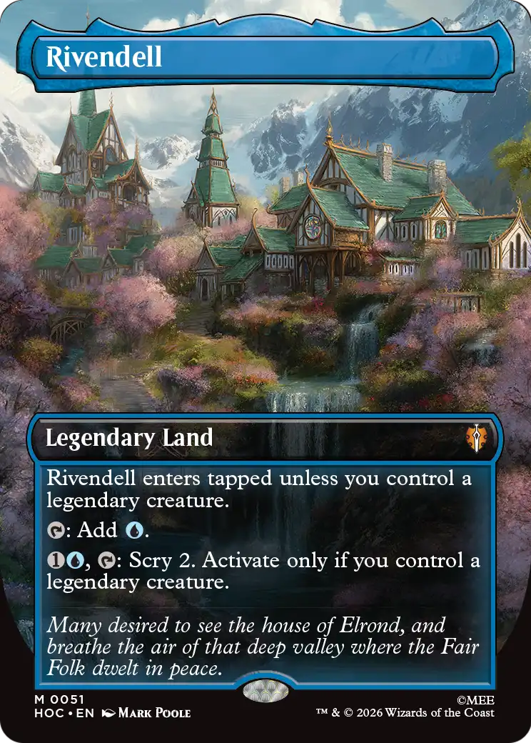 Rivendell (Borderless) [The Hobbit: Eternal-Legal] | Lots Moore NSW