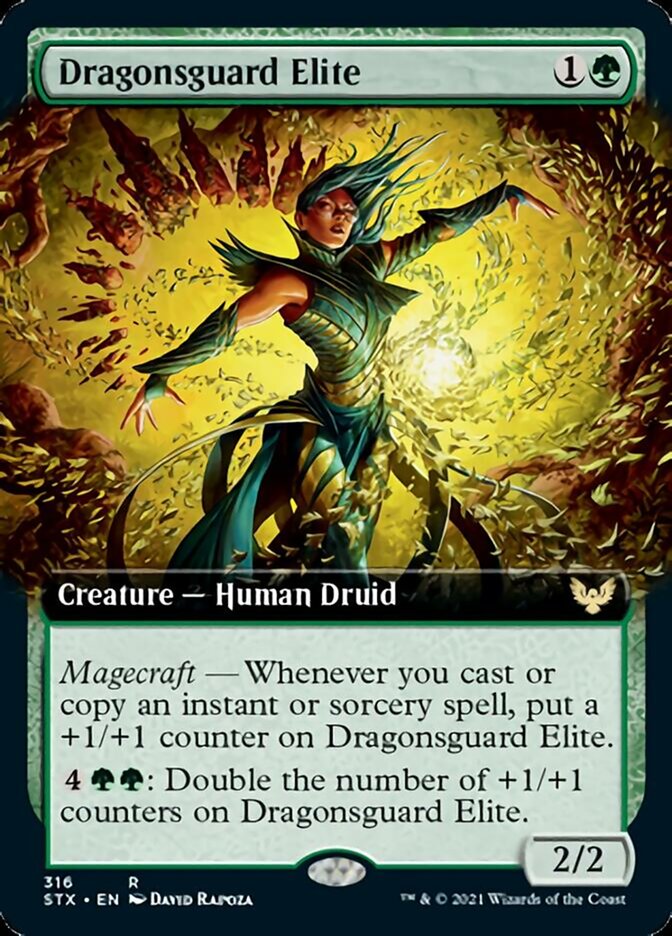 Dragonsguard Elite (Extended Art) [Strixhaven: School of Mages] | Lots Moore NSW