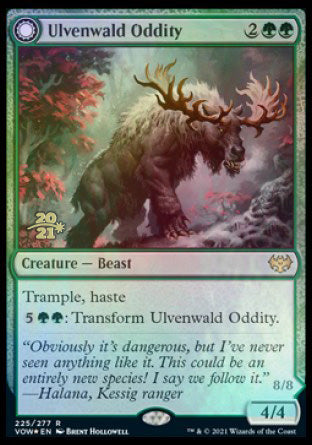 Ulvenwald Oddity // Ulvenwald Behemoth [Innistrad: Crimson Vow Prerelease Promos] | Lots Moore NSW