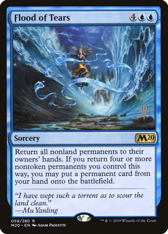 Flood of Tears (Promo Pack) [Core Set 2020 Promos] | Lots Moore NSW
