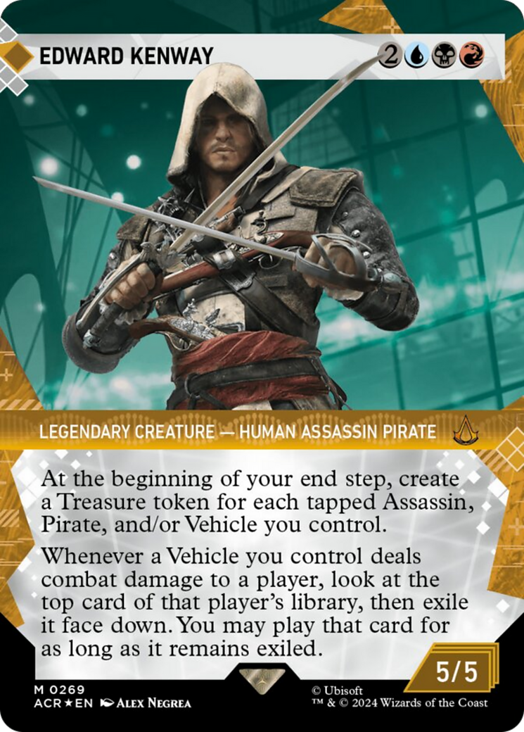 Edward Kenway (Showcase) (Textured Foil) [Assassin's Creed] | Lots Moore NSW