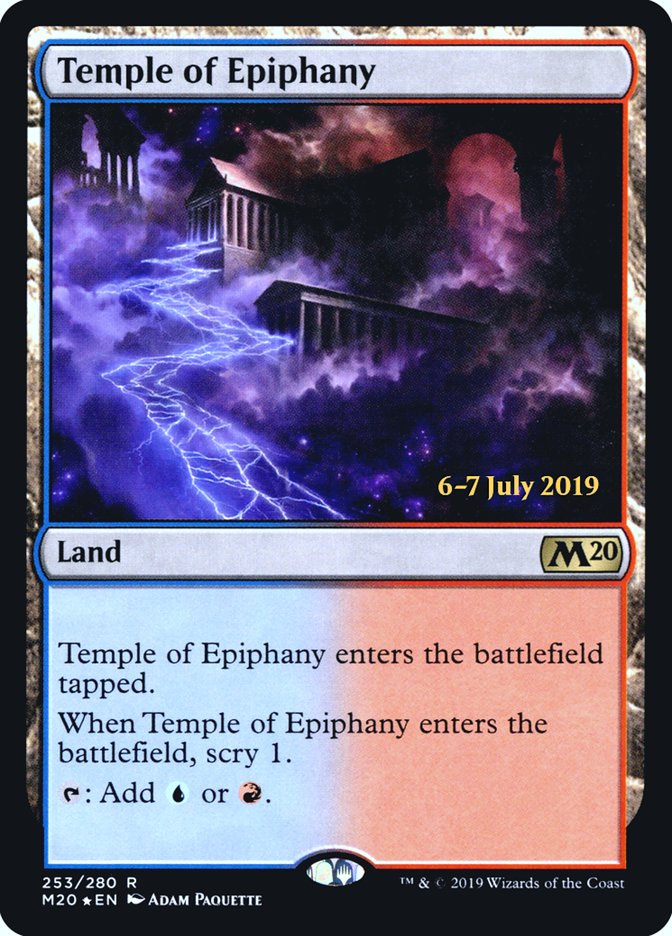 Temple of Epiphany [Core Set 2020 Prerelease Promos] | Lots Moore NSW