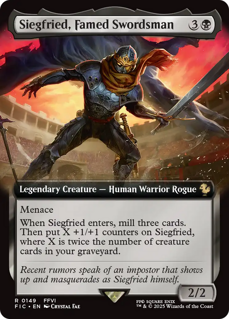 Siegfried, Famed Swordsman (Extended Art) [FINAL FANTASY Commander] | Lots Moore NSW