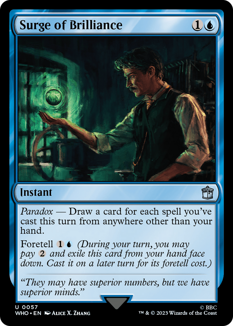 Surge of Brilliance [Doctor Who] | Lots Moore NSW