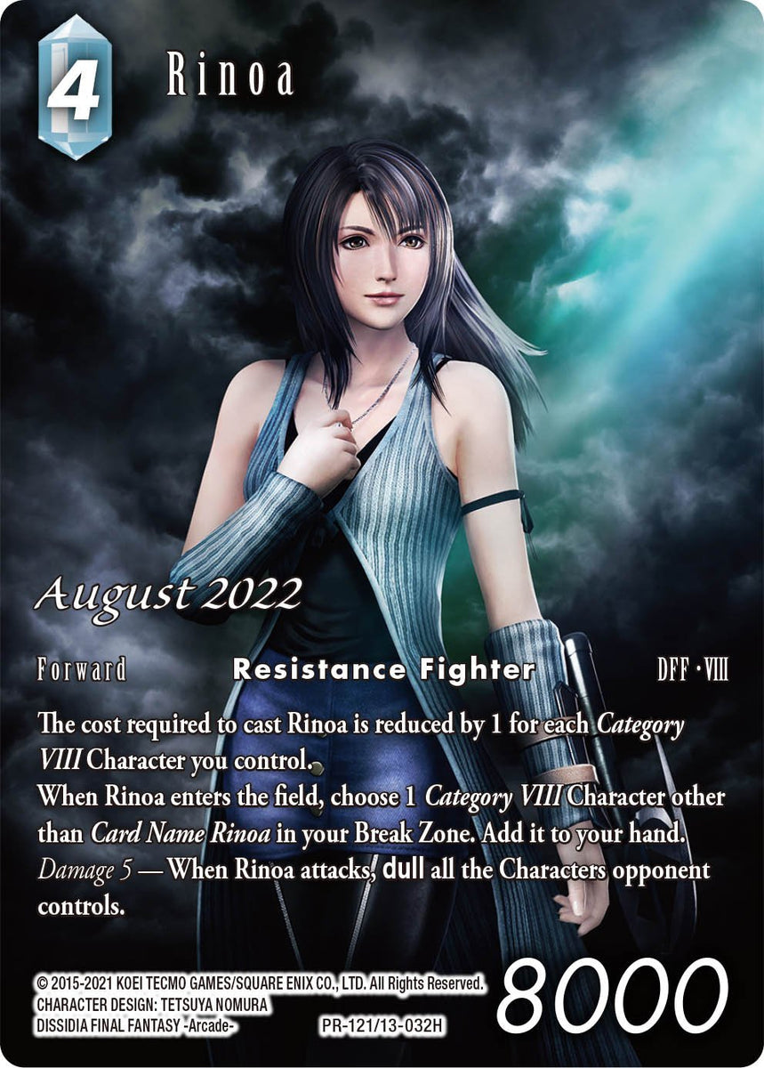 Rinoa (Full Art) (August 2022) [Opus XIII Promo Cards] | Lots Moore NSW