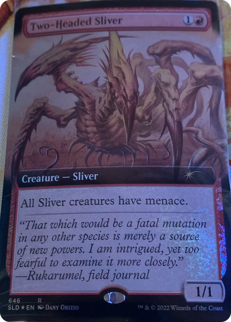 Two-Headed Sliver (Extended Art) [Secret Lair Drop Promos] | Lots Moore NSW