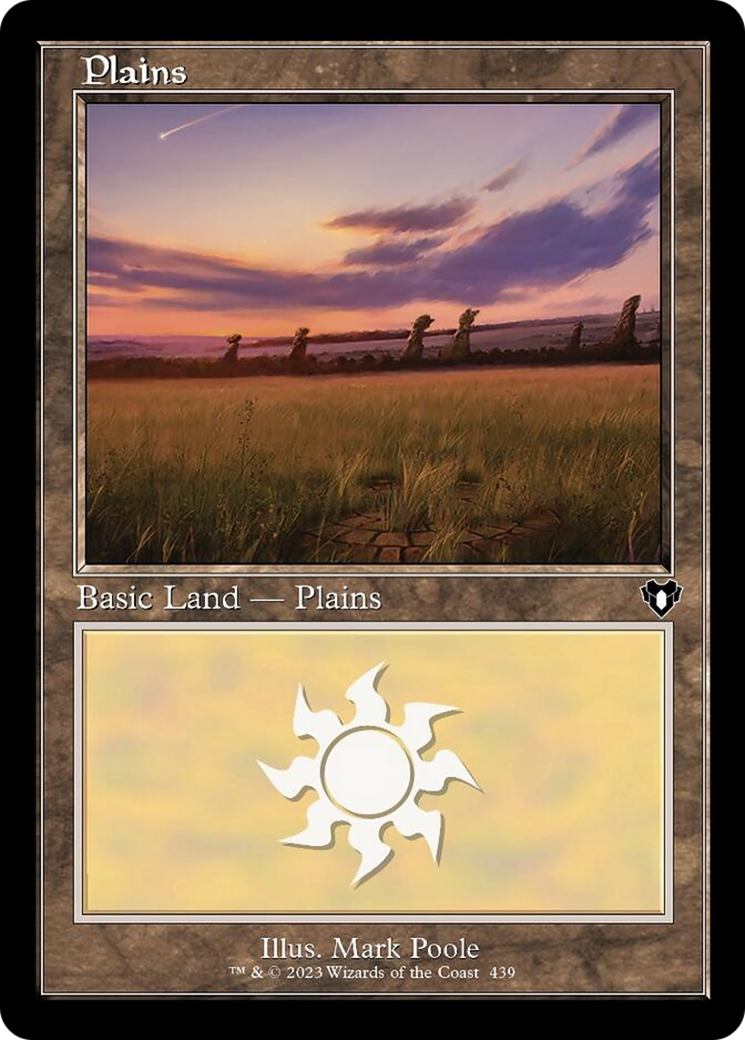 Plains (439) (Retro) [Commander Masters] | Lots Moore NSW