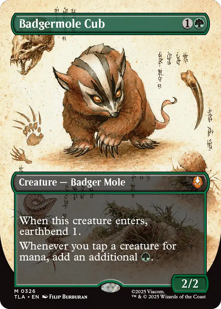 Badgermole Cub (Borderless) [Avatar: The Last Airbender] | Lots Moore NSW