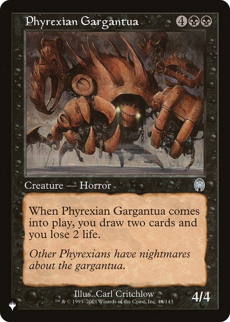 Phyrexian Gargantua [The List] | Lots Moore NSW