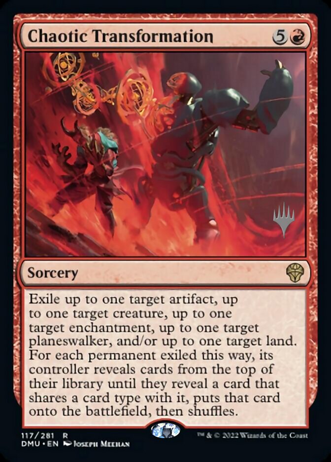 Chaotic Transformation (Promo Pack) [Dominaria United Promos] | Lots Moore NSW