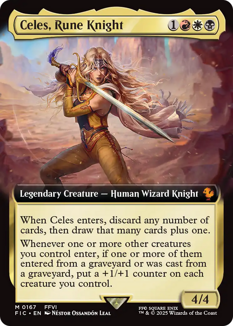 Celes, Rune Knight (Extended Art) [FINAL FANTASY Commander] | Lots Moore NSW