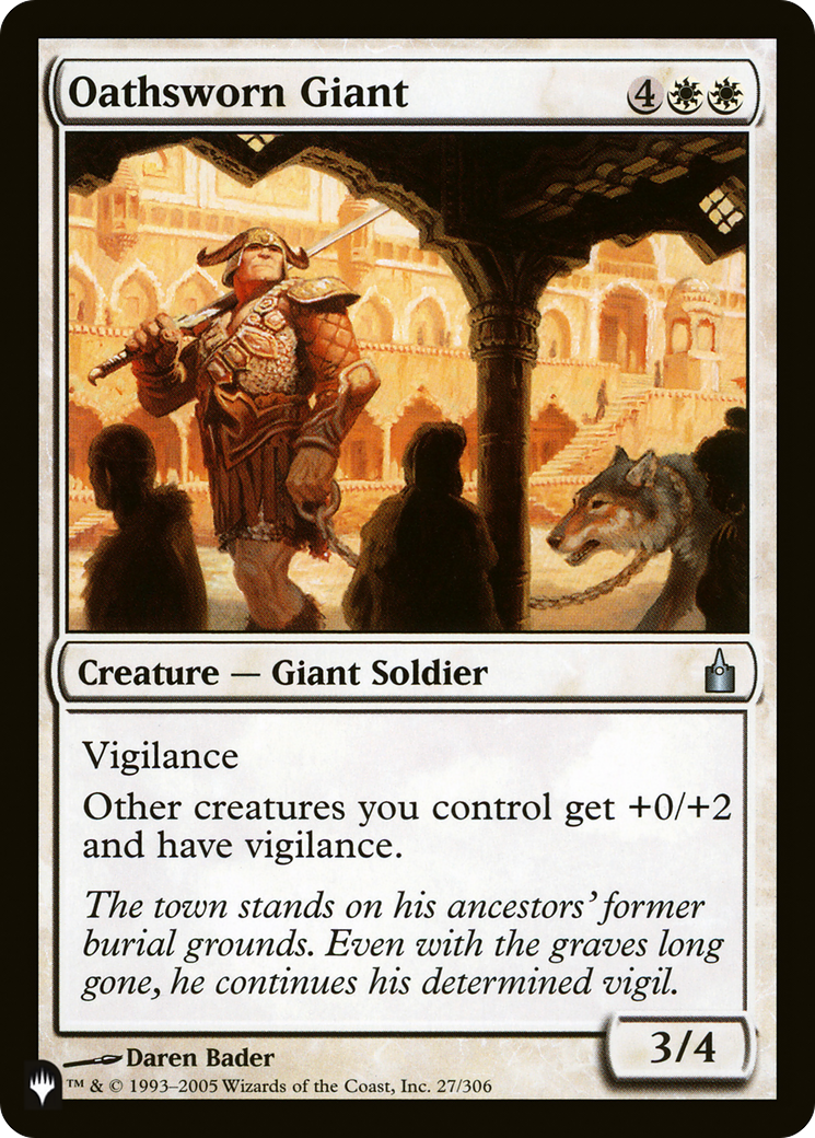 Oathsworn Giant [The List] | Lots Moore NSW