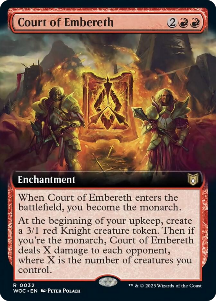 Court of Embereth (Extended Art) [Wilds of Eldraine Commander] | Lots Moore NSW