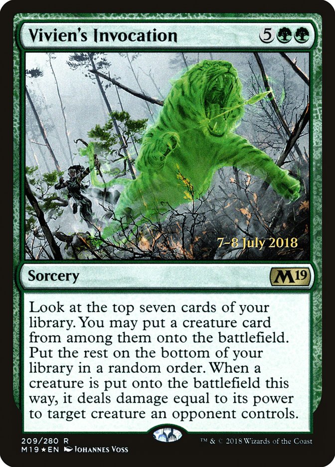Vivien's Invocation [Core Set 2019 Prerelease Promos] | Lots Moore NSW