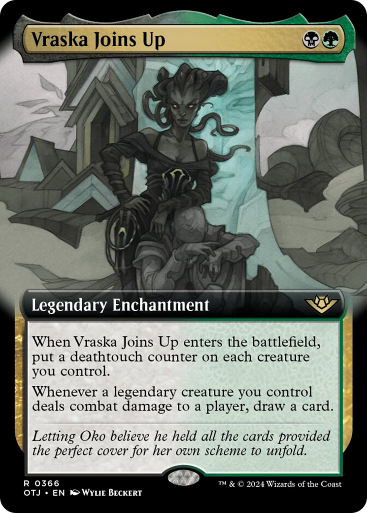 Vraska Joins Up (Extended Art) [Outlaws of Thunder Junction] | Lots Moore NSW
