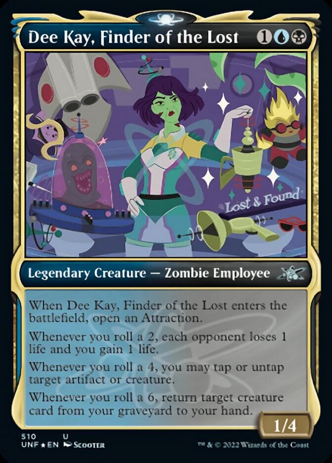 Dee Kay, Finder of the Lost (Showcase) (Galaxy Foil) [Unfinity] | Lots Moore NSW