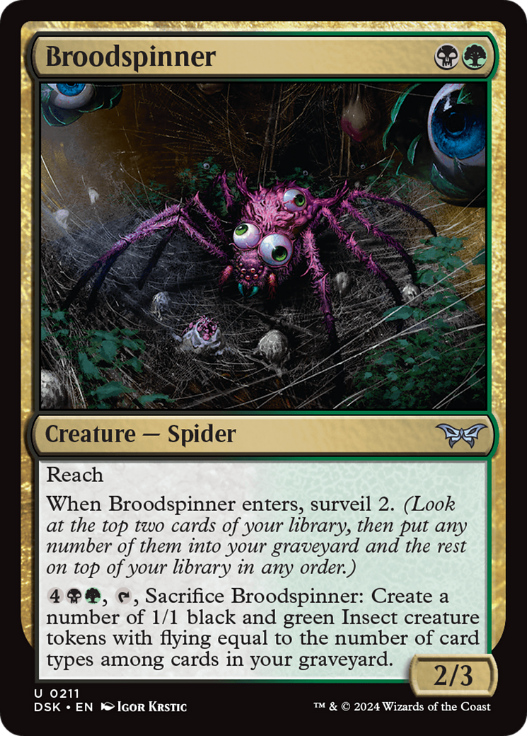 Broodspinner [Duskmourn: House of Horror] | Lots Moore NSW