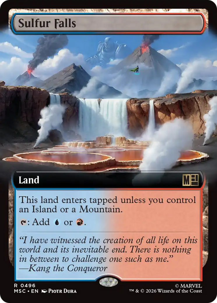 Sulfur Falls (Extended Art) [Marvel Super Heroes Commander] | Lots Moore NSW