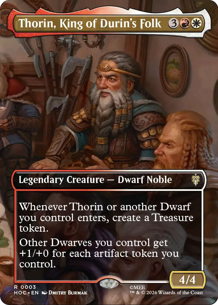 Thorin, King of Durin's Folk (Borderless) [The Hobbit: Eternal-Legal] | Lots Moore NSW