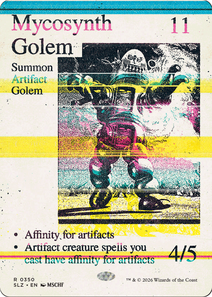 Mycosynth Golem (0350) [Secret Lair x MSCHF: The Zeta Set] | Lots Moore NSW