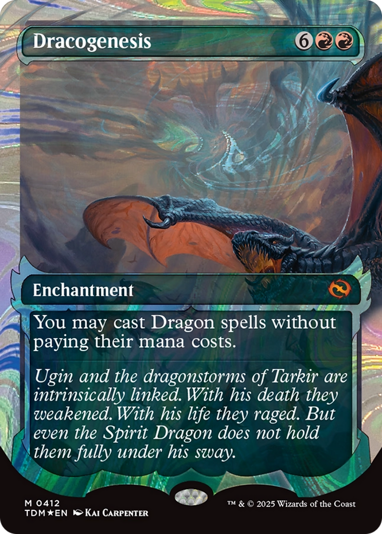 Dracogenesis (0412) (Showcase) (Halo Foil) [Tarkir: Dragonstorm] | Lots Moore NSW