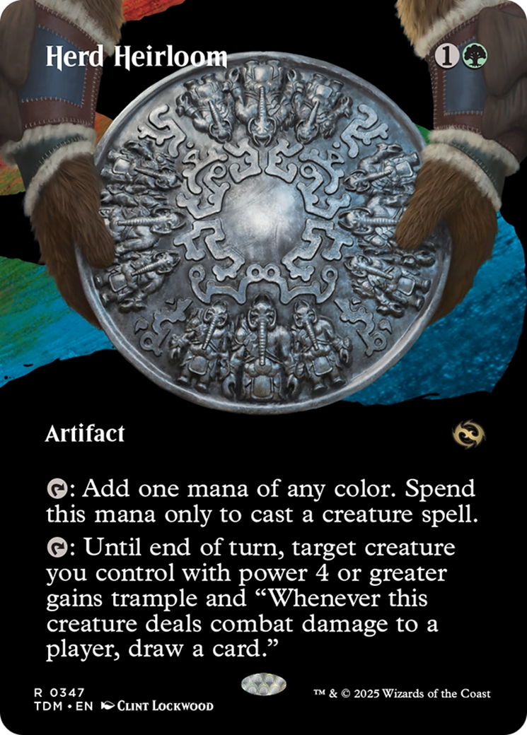 Herd Heirloom (Borderless) [Tarkir: Dragonstorm] | Lots Moore NSW
