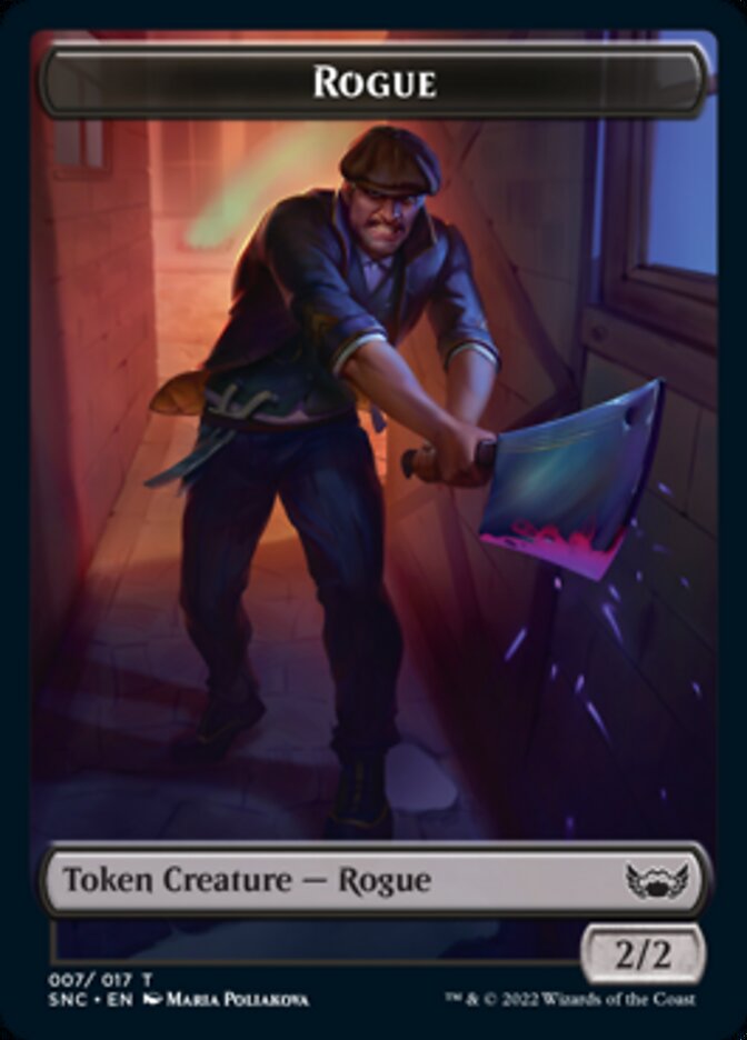 Faerie // Rogue Double-Sided Token [Streets of New Capenna Commander Tokens] | Lots Moore NSW