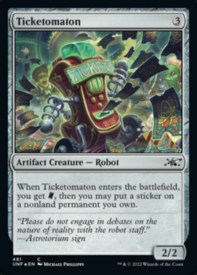 Ticketomaton (Galaxy Foil) [Unfinity] | Lots Moore NSW